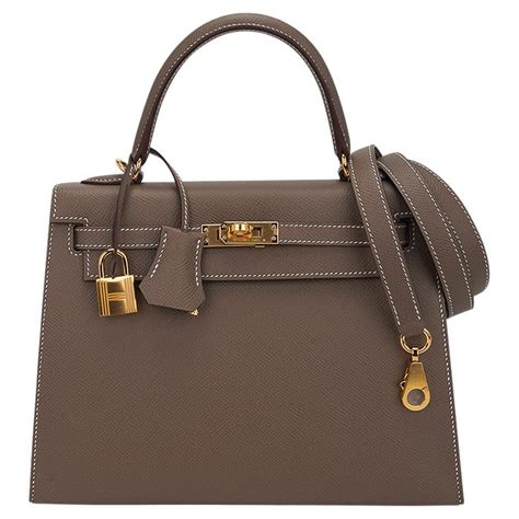 hermes kelly 25 etoupe epsom|etoupe hermes bag.